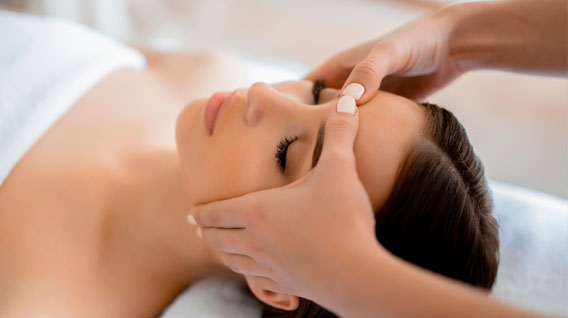 Myofascial facial massage